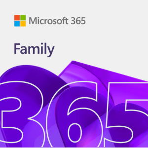 Microsoft 365 Family | 1 Year Retail Subscription | 6 Users | 6 TB OneDrive | Windows/Mac/iOS/Android | Digital Code